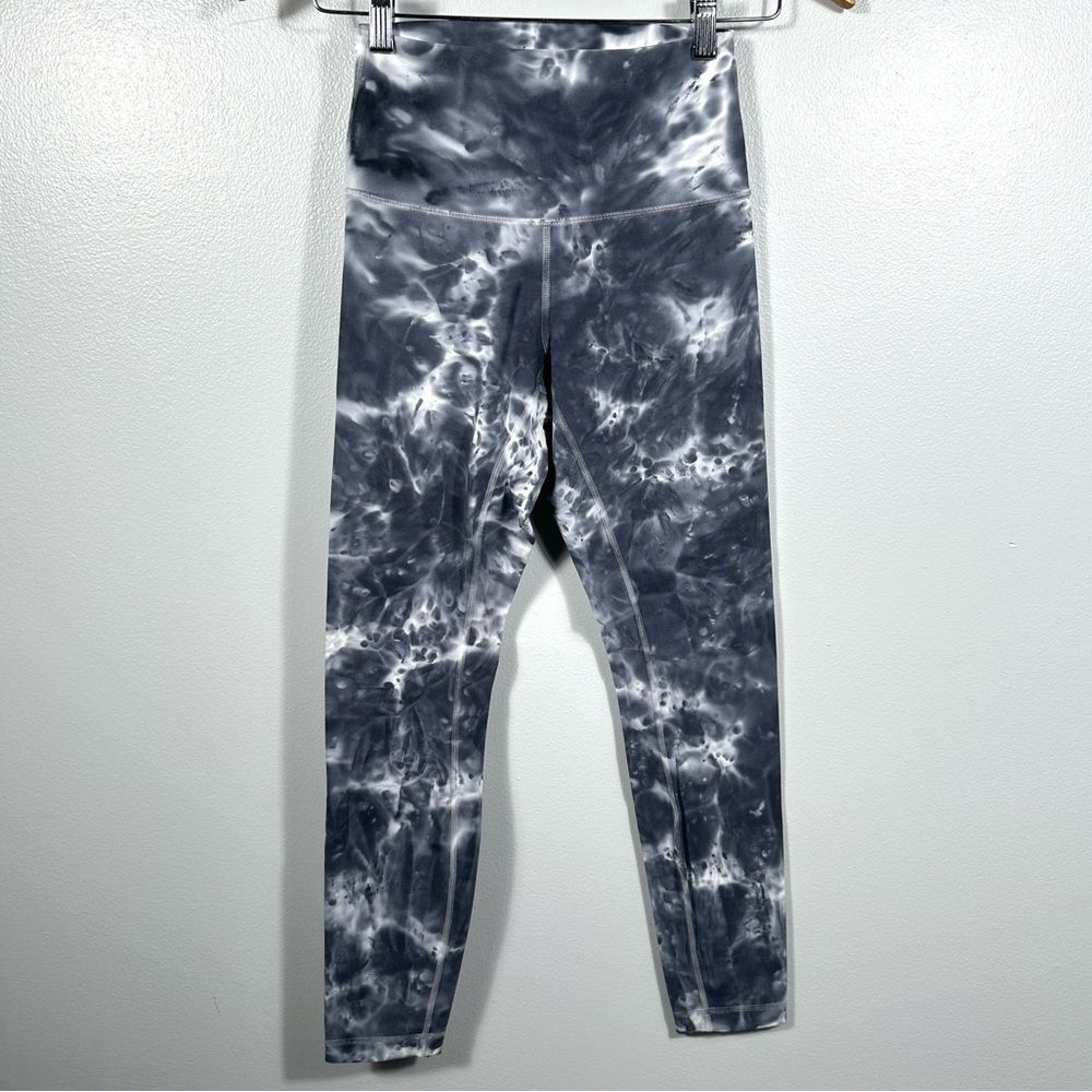 Lululemon Athletica Wunder Under High-Rise Tight 25" *Luxtreme Size 4 Marble Dye